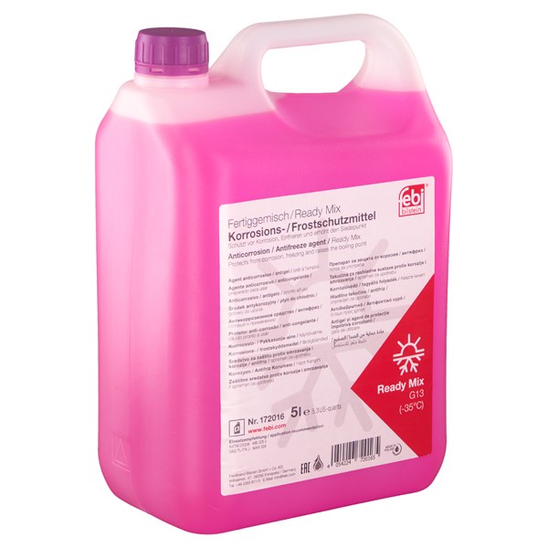 FEBI BILSTEIN Glykol G13 (-35°C färdigblandad) 5L - P1402108 - 1402108 - OE G 13 A8J M1, G 13 A8J M1 S1