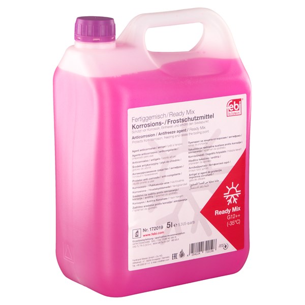 FEBI BILSTEIN Glykol G12++ (-35°C färdigblandad) 5L - P1402111 - 1402111 - OE 002721LLAC, 002721LLAC S1, 00272SLLC2