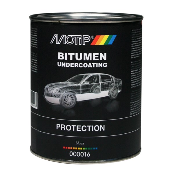 MOTIP Bitumen Undercoating Underredesskydd svart 1kg - P1409532 - 1409532