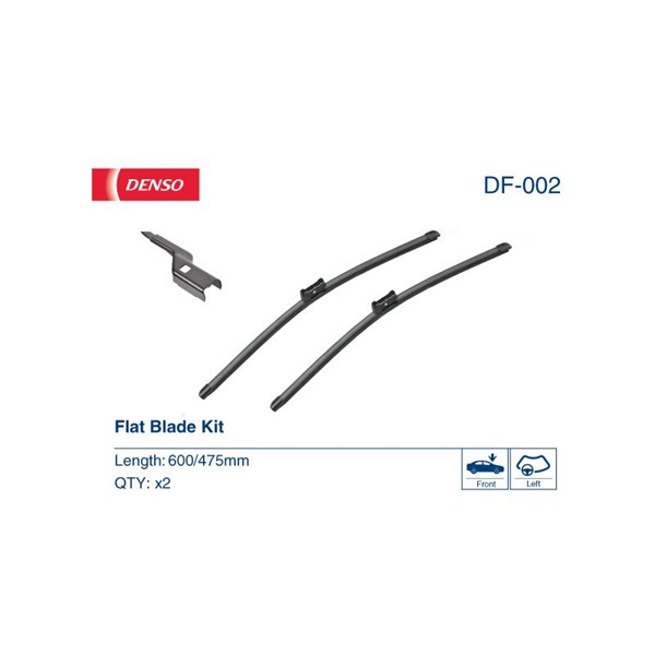 DENSO Torkarblad, Förarsida, Passagerarsida - P1469909 - lynk & co, skoda, vw - OE 1K0 955 429 B, 1K8 955 425 D, 1K8 955 426 D