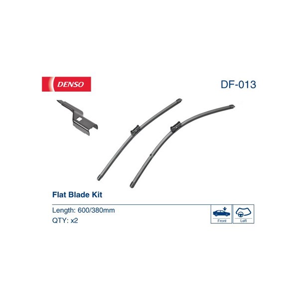 DENSO Torkarblad, Förarsida, Passagerarsida - P1469920 - audi, seat, skoda, vw - OE 1S1955425, 1S1955426, 1S1998002