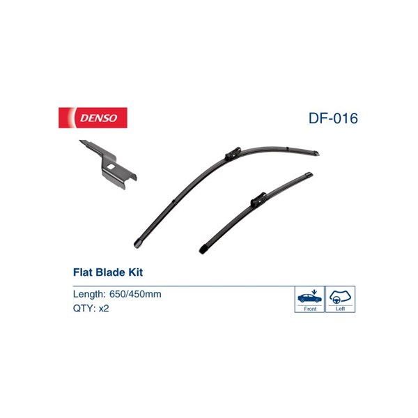 DENSO Torkarblad, Förarsida, Passagerarsida - P1469923 - alfa romeo, audi, seat, skoda, vw - OE 3V1998001, 5G1955425B, 5G1955426B
