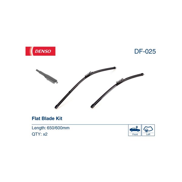 DENSO Torkarblad, Förarsida, Passagerarsida - P1469930 - mercedes-benz, vw - OE 18203445, 18203545, A0018203445