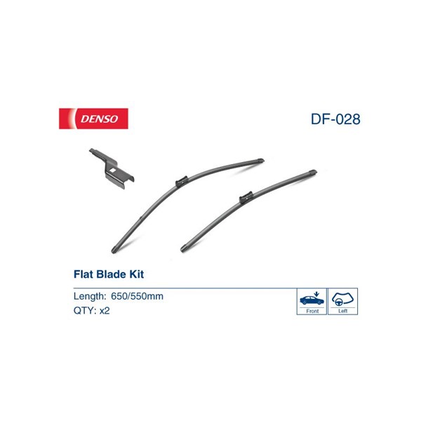 DENSO Torkarblad, Förarsida, Passagerarsida - P1469933 - citroën, fiat, peugeot - OE 642361, 6426PW, 6426PX