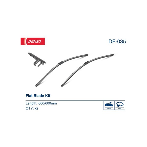 DENSO Torkarblad, Förarsida, Passagerarsida - P1469940 - vw