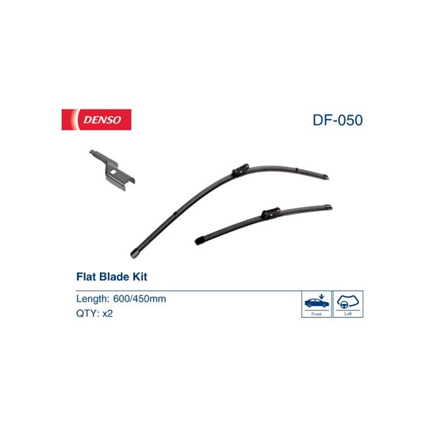 DENSO Torkarblad, Förarsida, Passagerarsida - P1469953 - alfa romeo, skoda, vw - OE 5E1955425, 5E1955426, 5E1998001
