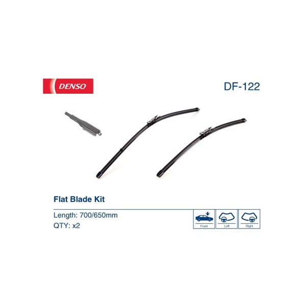 DENSO Torkarblad, Förarsida, Passagerarsida - P1469989 - mercedes-benz, peugeot