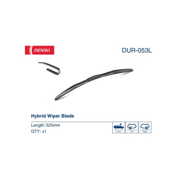 DENSO Torkarblad, Bak, Förarsida, Passagerarsida - P1472189 - alfa romeo, alpina, audi, bmw, cadillac, chevrolet, chrysler, citroën, daewoo, daihatsu,