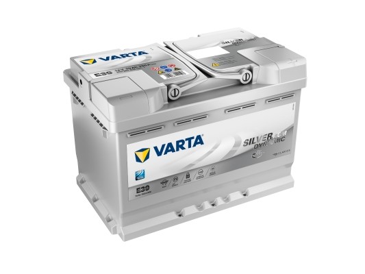 STARTBATTERI VARTA DYNAMIC AGM E39 12V 70AH 760A, Baga - P1505547 - alfa romeo, alpina, aston martin, audi, bentley, bmw, cadillac, chevrolet, chrysle