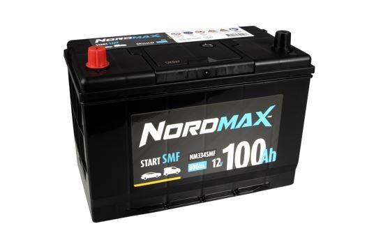 Startbatteri. Nordmax SMF 12V 100Ah 800A - P1505481 - buick, cadillac, chevrolet, daewoo, dodge, ford, hyundai, isuzu, jeep, kia, ldv, lexus, mazda,