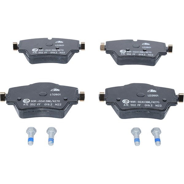 ATE Bromsbeläggsats, Framaxel Ate ceramic - P1627057 - bmw, mini, toyota - OE 04465-WAA02, 34 10 6 860 019, 34 10 6 884 492