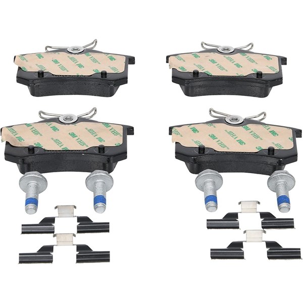 ATE Bromsbeläggsats, Bakaxel Ate ceramic - P1627060 - citroën, ds, opel, peugeot - OE 16 168 726 80, 16 231 807 80, 16 318 317 80