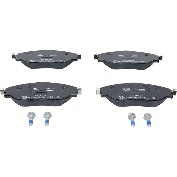 ATE Bromsbeläggsats, Framaxel Ate ceramic - P1627063 - audi, vw - OE 3Q0 698 151 C, 3Q0 698 151 E, 3Q0 698 151 H