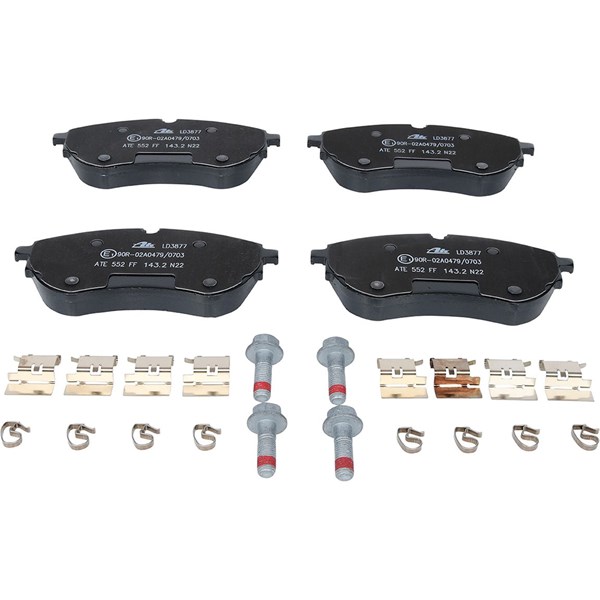 ATE Bromsbeläggsats, Framaxel Ate ceramic - P1627065 - vw amarok, amarok flak/chassi - OE 2H6 698 151 A