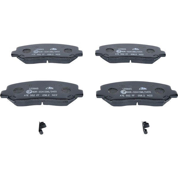 ATE Bromsbeläggsats, Framaxel Ate ceramic - P1627083 - mazda cx-5, cx-5 van - OE K0Y1-33-23Z, K0Y1-33-28Z, K0Y1-33-28ZA
