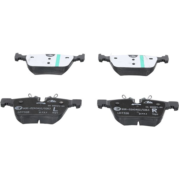 ATE Bromsbeläggsats, Bakaxel Ate ceramic - P1627093 - jaguar, land rover, volvo - OE 31445621, 31445622, 31471265