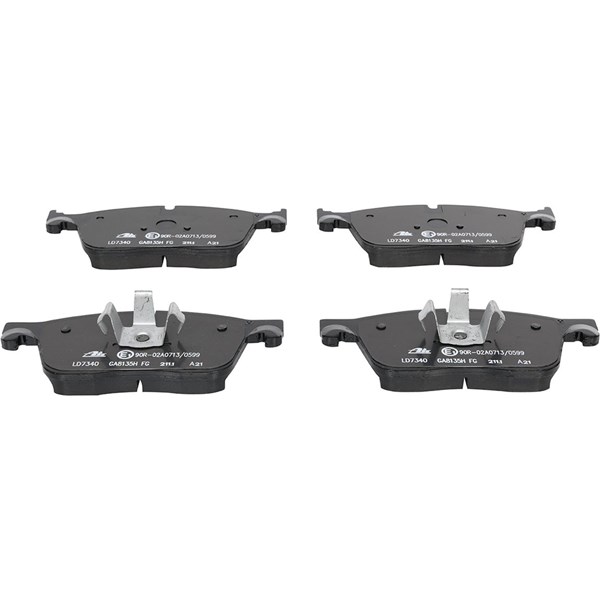 ATE Bromsbeläggsats, Framaxel Ate ceramic - P1627098 - jaguar, land rover - OE LR064687, LR111385, T2H 16147