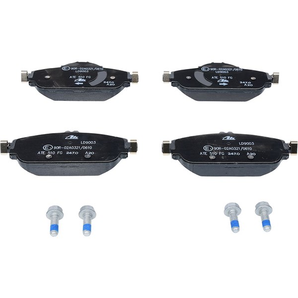 ATE Bromsbeläggsats, Framaxel Ate ceramic - P1627103 - mercedes-benz - OE 000 420 87 00, 008 420 36 20, 008 420 37 20