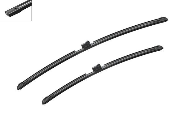 BOSCH Torkarblad, Fram, Förarsida, Passagerarsida - P1328675 - audi a6 allroad c8, a6 c8, a6 c8 avant, a7 sportback - OE 4K1 998 002 C