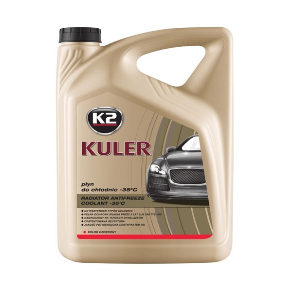 K2 Kuler Long life -35°c Glykol Röd koncentrerad 5L - P1706070 - 1706070