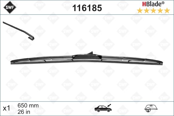 Torkarblad, Förarsida - P1707894 - honda, hyundai, jeep, kia, land rover, lexus, mazda, mitsubishi, nissan, renault, subaru, suzuki, toyota - OE 28890