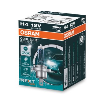 Halogenlampa OSRAM COOL BLUE INTENSE H4 P43t - P1727372 - citroën, mercedes-benz, vw