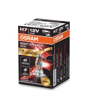 Halogenlampa OSRAM NIGHT BREAKER 200 H7 PX26d - P1727378 - alpina, audi, bmw, ford, land rover, mercedes-benz, mitsubishi, porsche, renault, renault t