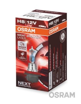 OSRAM Xenonlampa OSRAM NIGHT break LASER next gen H8 P - P1727381 - alpina, audi, bmw, honda, jaguar, land rover, renault, vw
