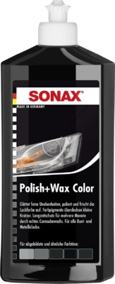 SONAX Polish+Wax Color svart 500ml - P1727968 - 1727968