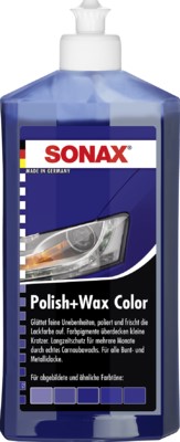 SONAX Polish+Wax Color blå 500ml - P1727902 - 1727902
