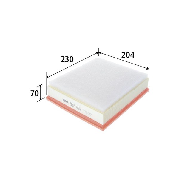 VALEO Luftfilter - P1504983 - bmw - OE 13 71 8 511 668, 13718511668