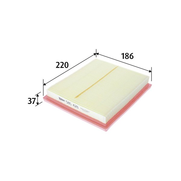 VALEO Luftfilter - P1504984 - lexus, toyota - OE 178010T040, 17801-0T040, 178010T050