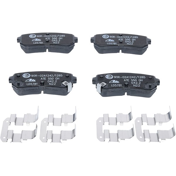 ATE Bromsbeläggsats, Bakaxel Ate ceramic - P1747693 - hyundai, kia - OE 58302-1KA30, 58302-1YA30, 58302-1YA50