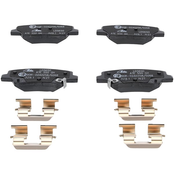 ATE Bromsbeläggsats, Bakaxel Ate ceramic - P1762372 - hyundai, kia, ssangyong - OE 48413350B0, 58302-1RA30, 58302-1WA35