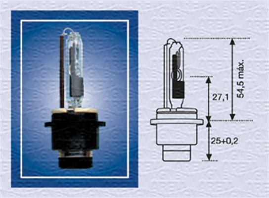 MAGNETI MARELLI Xenonlampa MAGNETI MARELLI D2r P32d-3 - P1759527 - honda, mercedes-benz, vw - OE 009601100000
