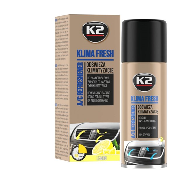 K2 Klima Fresh Lemon Luftfräschare 150ml - P1769802 - 1769802