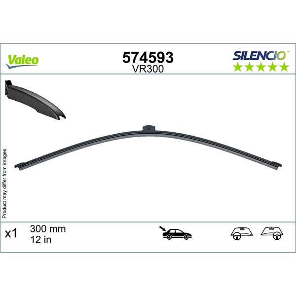 VALEO Torkarblad, Bak - P1801771 - audi, bmw, cupra, mercedes-benz, porsche - OE 2058208702, 2478206900, 5FF955427