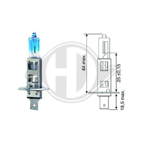 DIEDERICHS Glödlampa, huvudstrålkastare 12V - P1803093 - bmw, ducati, ktm, moto guzzi, piaggio - OE 07119978390, 07509064001, 2098275
