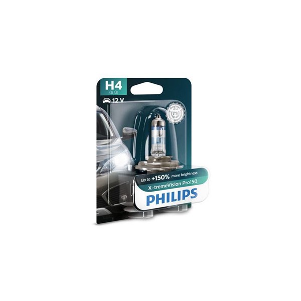 PHILIPS Halogenlampa PHILIPS X-tremeVision Pro150 HB3 - P1803535 - bmw, honda, kymco, triumph, suzuki, kawasaki, husqvarna, ducati, buell, vespa, har
