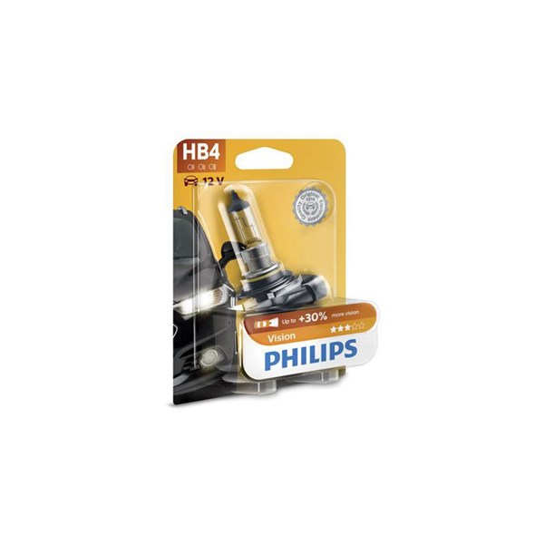 PHILIPS Halogenlampa PHILIPS Vision Hb4 P22d 12V - P1803596 - yamaha mt, xv - OE 000000 000069, 1 382 496, 1J0 411 315 J