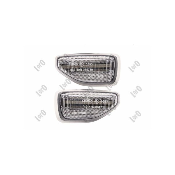 Blinklyktor, sats, Tvåsidig - P1811647 - dacia duster, logan ii, logan mcv ii, sandero ii - OE 261601801R, 261605JH0A, 261651140R