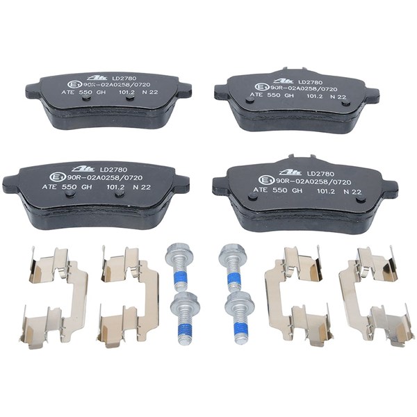 ATE Bromsbeläggsats, Bakaxel Ate ceramic - P1744810 - mercedes-benz - OE 006 420 57 20, 006 420 72 20, 006 420 92 20