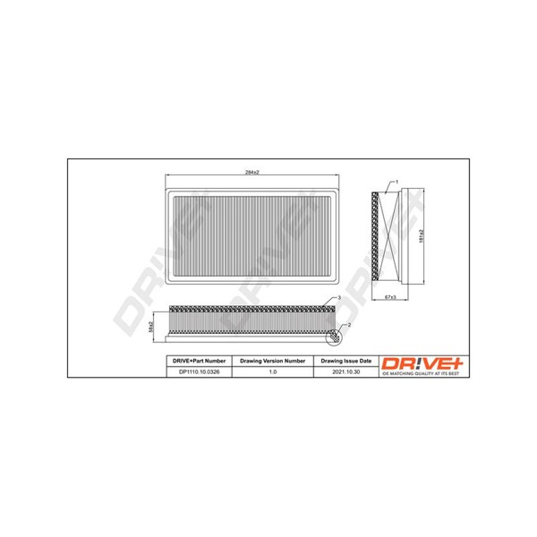 Luftfilter - P1697795 - ford - OE 2012 001, 2240 193