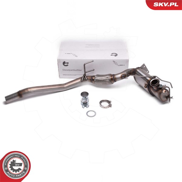 ESEN SKV Dieselpartikelfilter - P1853027 - audi, seat, skoda, vw - OE 1K0254704KX, 1K0254704PX, 1K0254704TX