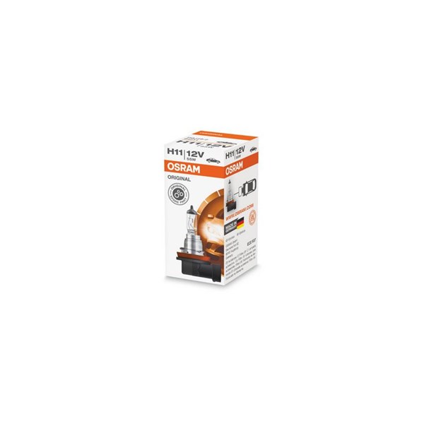 OSRAM Halogenlampa OSRAM ORIGINAL H11 PGJ19-2 12V - P1803863 - aprilia, bmw, ducati, gilera, harley-davidson, honda, kawasaki, ktm, piaggio, suzuki, t
