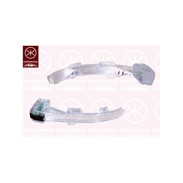 KLOKKERHOLM Blinkers, Ytterspegel, Höger - P1891407 - vw - OE 3G0949102, 3G0949102A