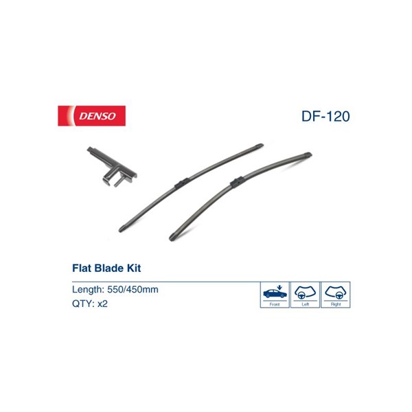DENSO Torkarblad, Förarsida, Passagerarsida - P1902493 - mercedes-benz, opel, vauxhall - OE A2048201345