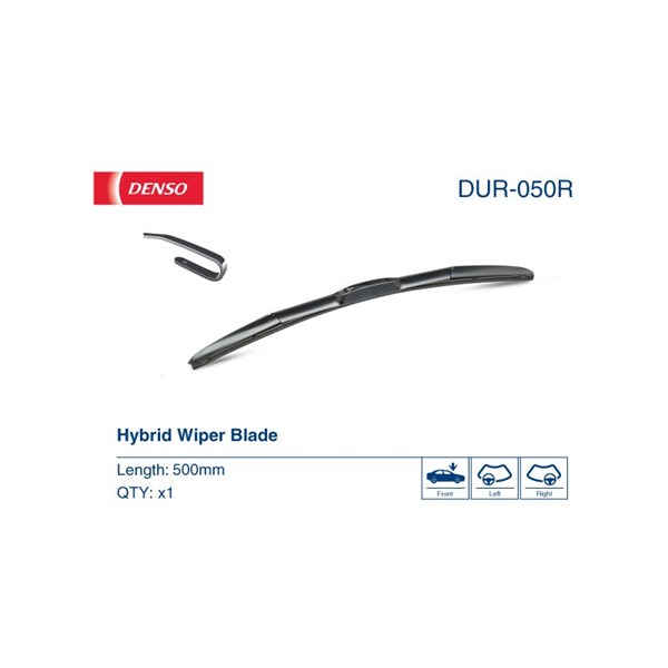 DENSO Torkarblad, Bak, Förarsida, Passagerarsida - P1915661 - alfa romeo, alpina, audi, bmw, cadillac, chevrolet, chrysler, citroën, dacia, daewoo, da