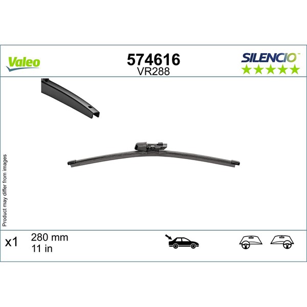 VALEO Torkarblad, Bak - P1941820 - cupra, jeep, skoda, vw - OE 10A955427, 11A955427A 9B9, 11A955427A9B9