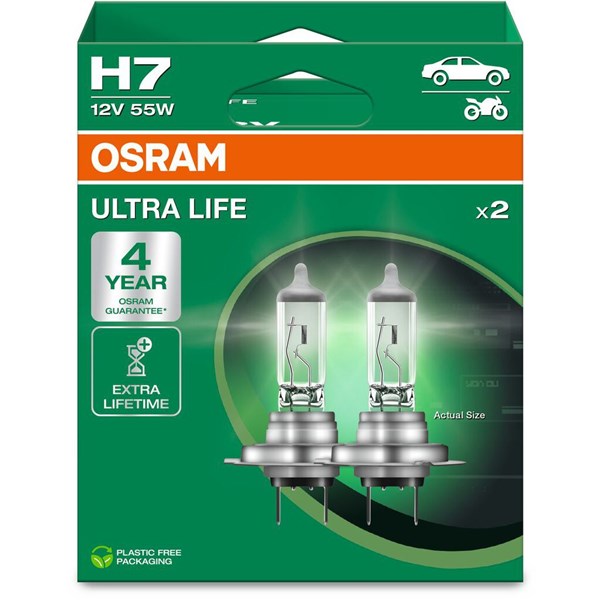 Halogenlampa Osram Ultra Life H7 PX26d - P1982398 - 1982398